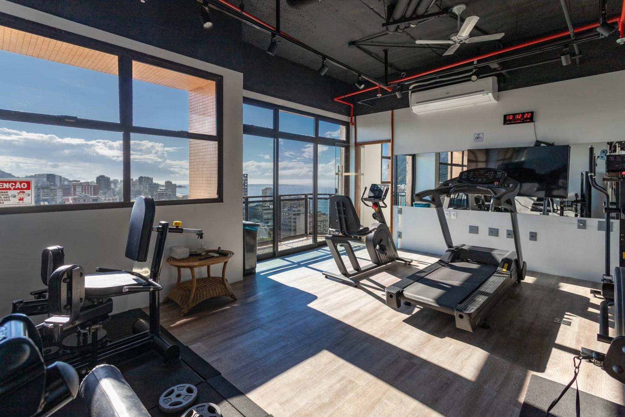 Apartamento Flat Leblon - Vista Mar E Vista Cristo Rendendo - 300m E 150m Metro - Ar Condicionado, Smartv 50
